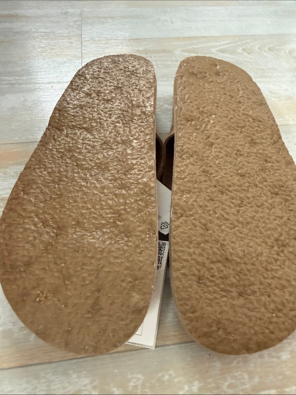 Zara Brown Suede Thong Sandals - Picture 4 of 6